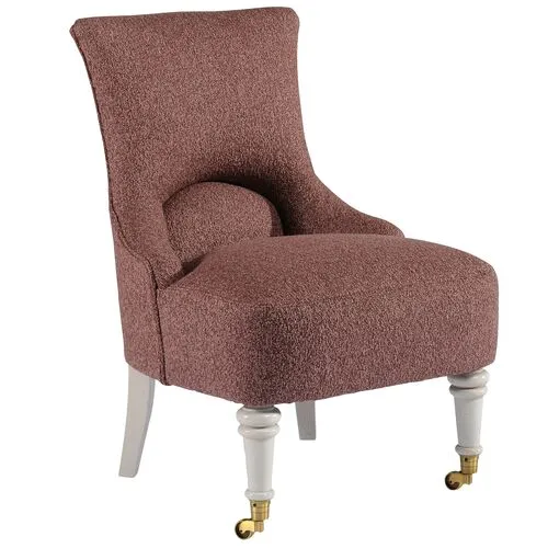 Mindy Accent Chair - Oxide Red, Comfortable, Durable