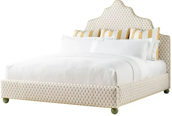 Serena Platform Bed, Sprig Spring