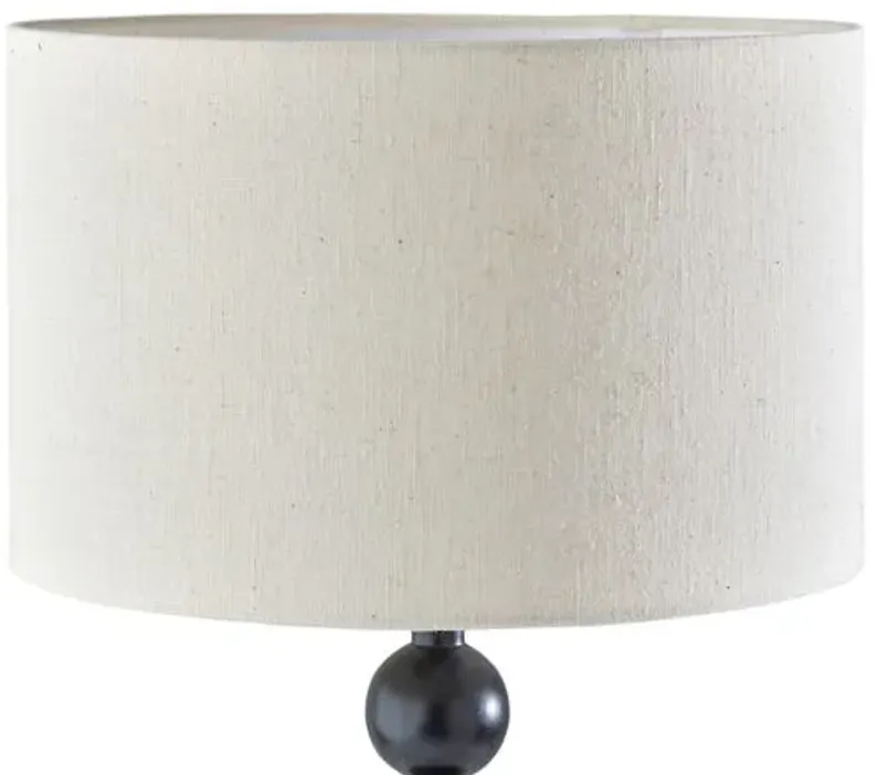 Nathan Wood Table Lamp - Black