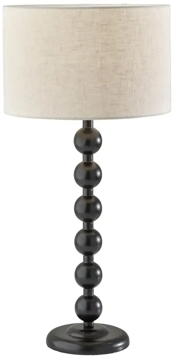 Nathan Wood Table Lamp - Black