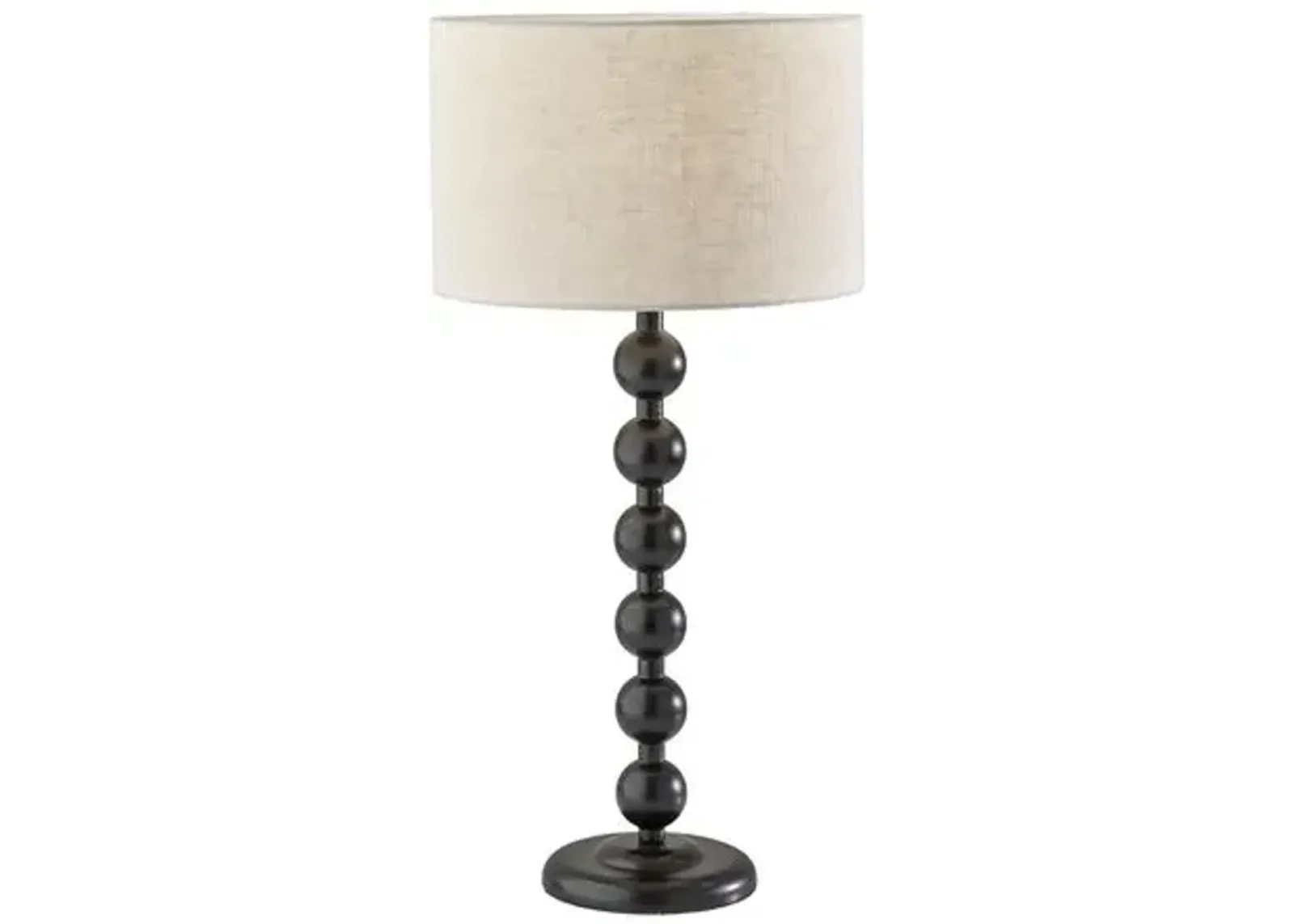 Nathan Wood Table Lamp - Black