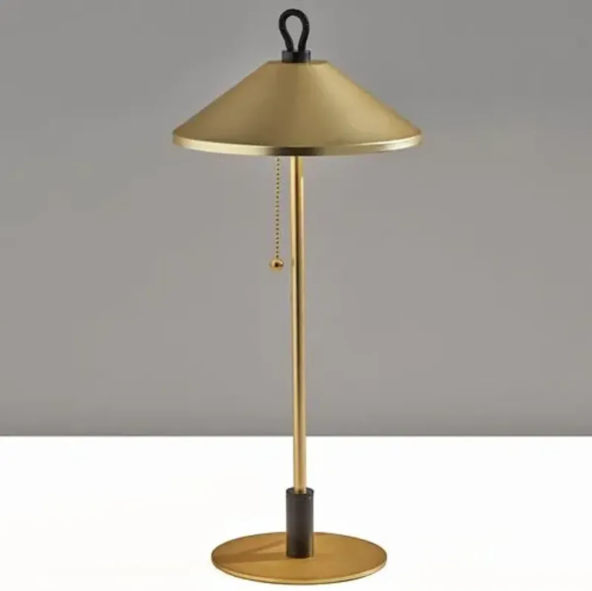 Malcolm Cone Shade Table Lamp - Gold