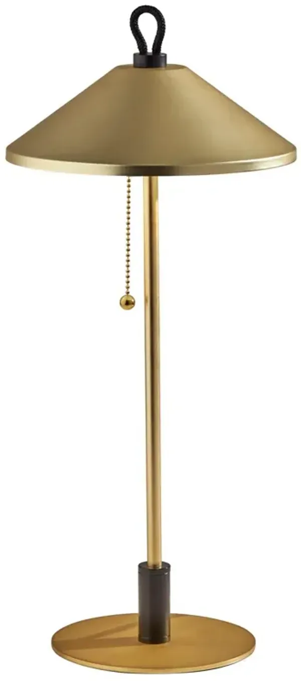 Malcolm Cone Shade Table Lamp - Gold