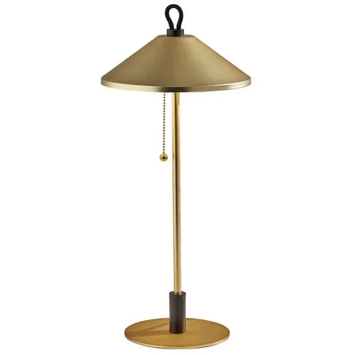 Malcolm Cone Shade Table Lamp - Gold