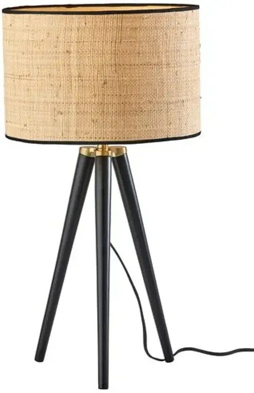 Walker Tripod Table Lamp - Black