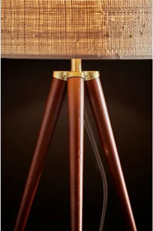 Walker Tripod Table Lamp - Brown