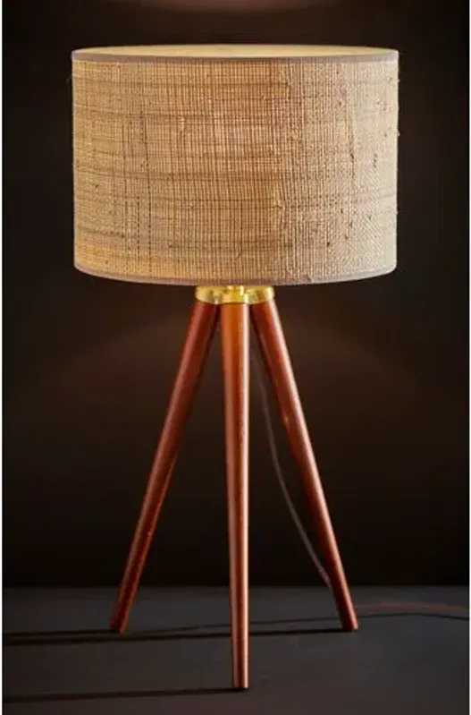 Walker Tripod Table Lamp - Brown