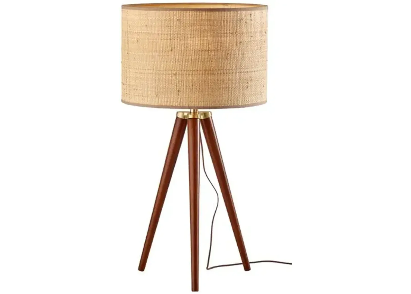 Walker Tripod Table Lamp - Brown