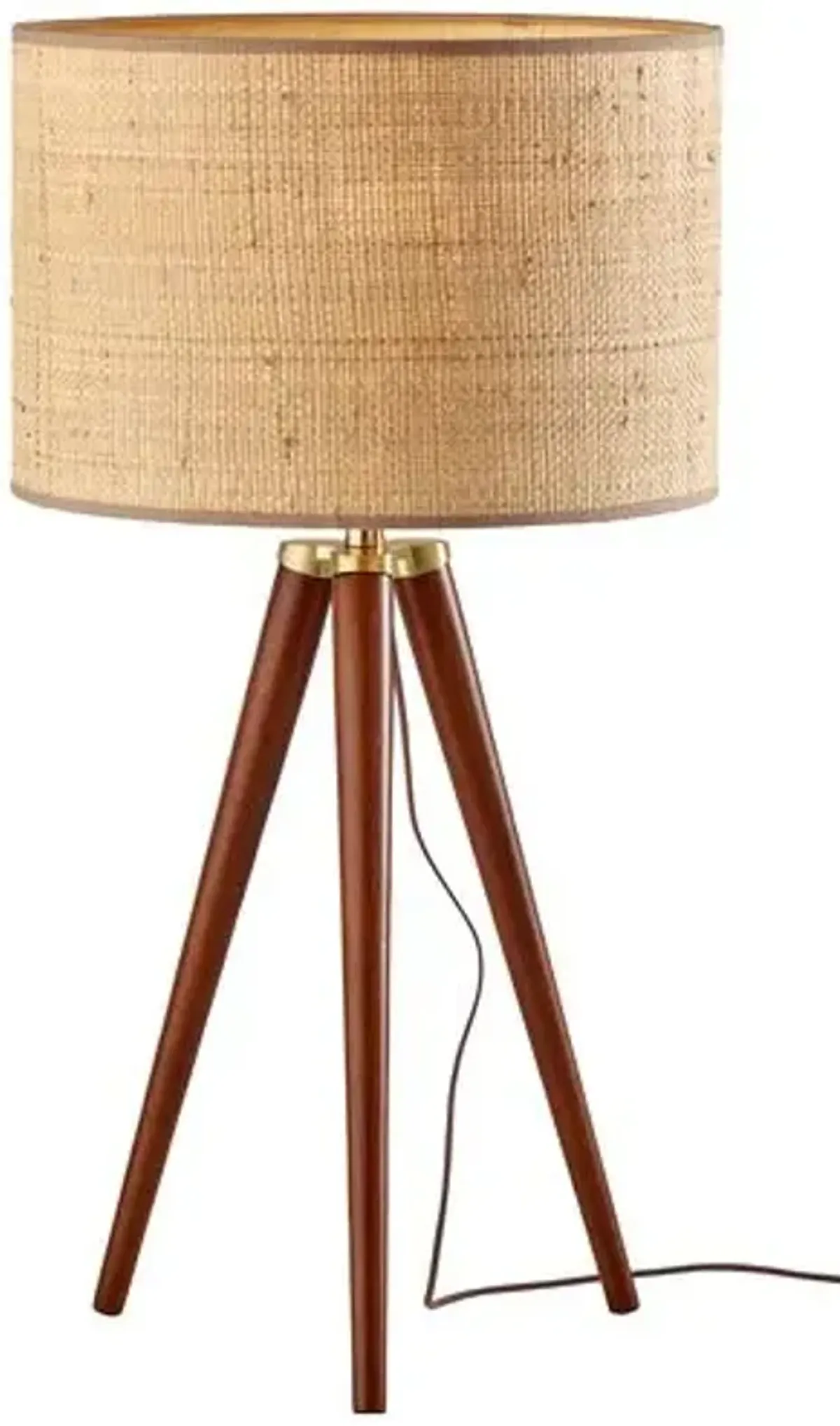 Walker Tripod Table Lamp - Brown