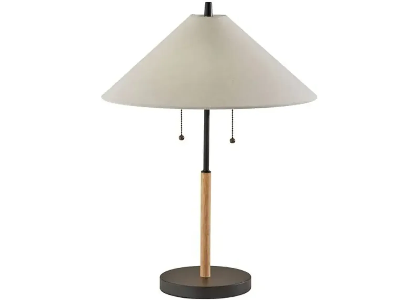 Colton Table Lamp - Black/Natural