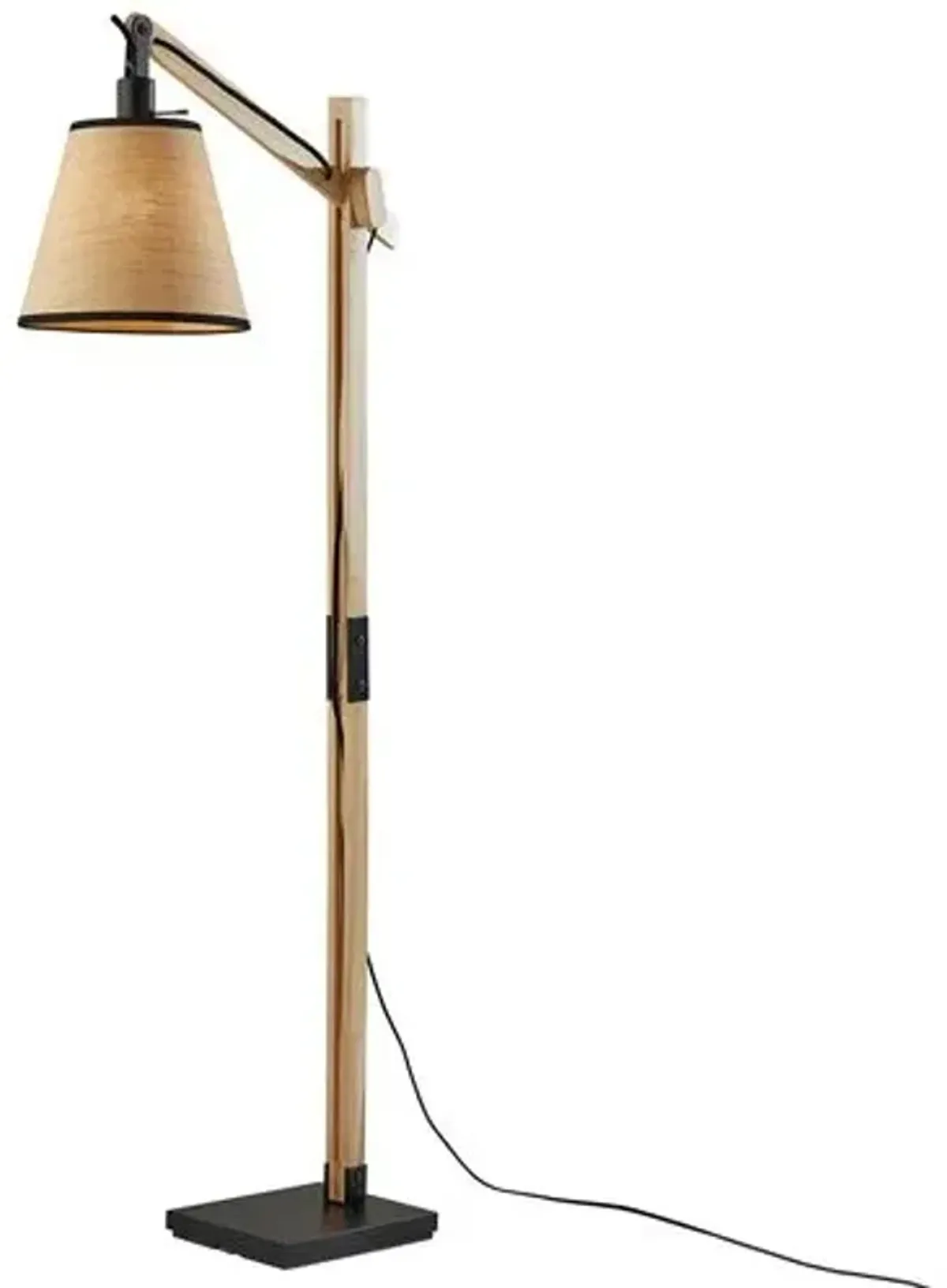 Ryder Floor Lamp - Natural/Black