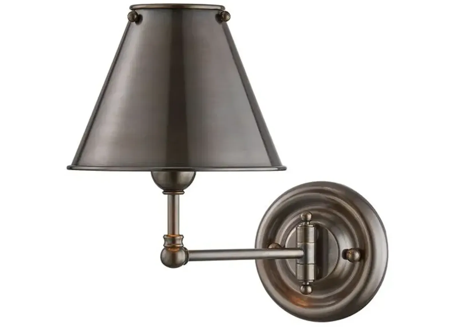 Classic No.1 Wall Sconce - Metal Shade - Brown