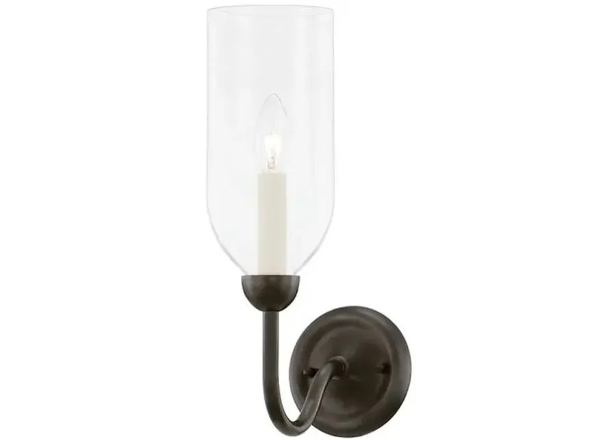 Classic No.1 Wall Sconce - Glass Shade - Brown