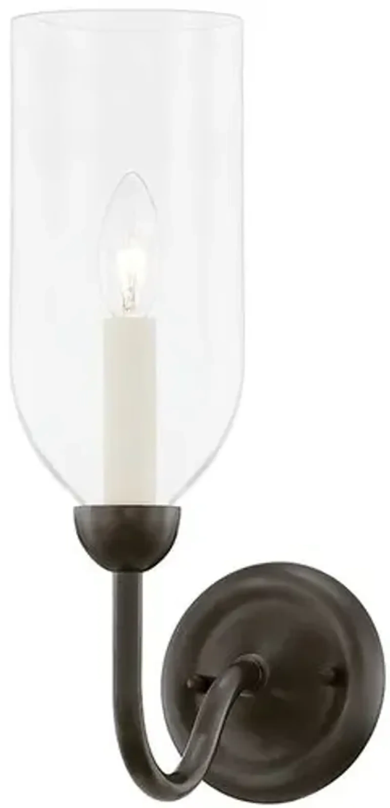 Classic No.1 Wall Sconce - Glass Shade - Brown