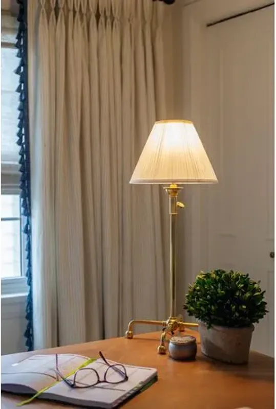 Classic No.1 Adjustable Table Lamp - Aged Brass - Gold