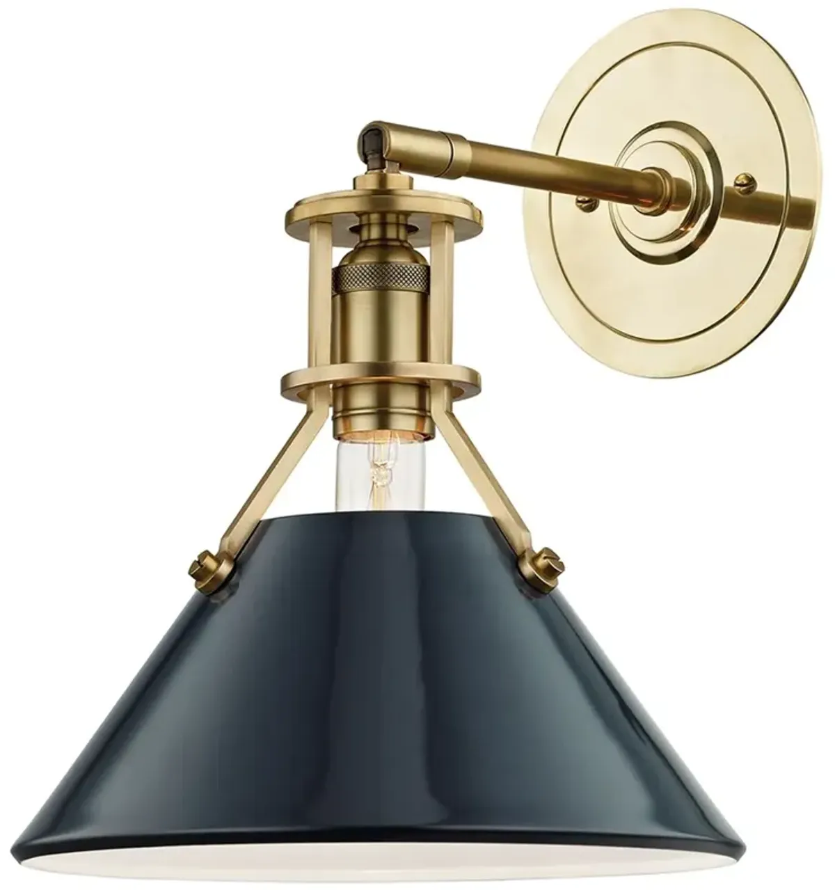 Painted No.2 Wall Sconce - Blue