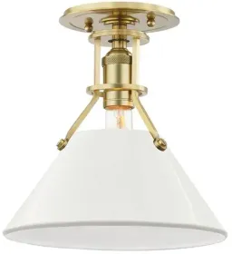 Aged Brass/Off-White color