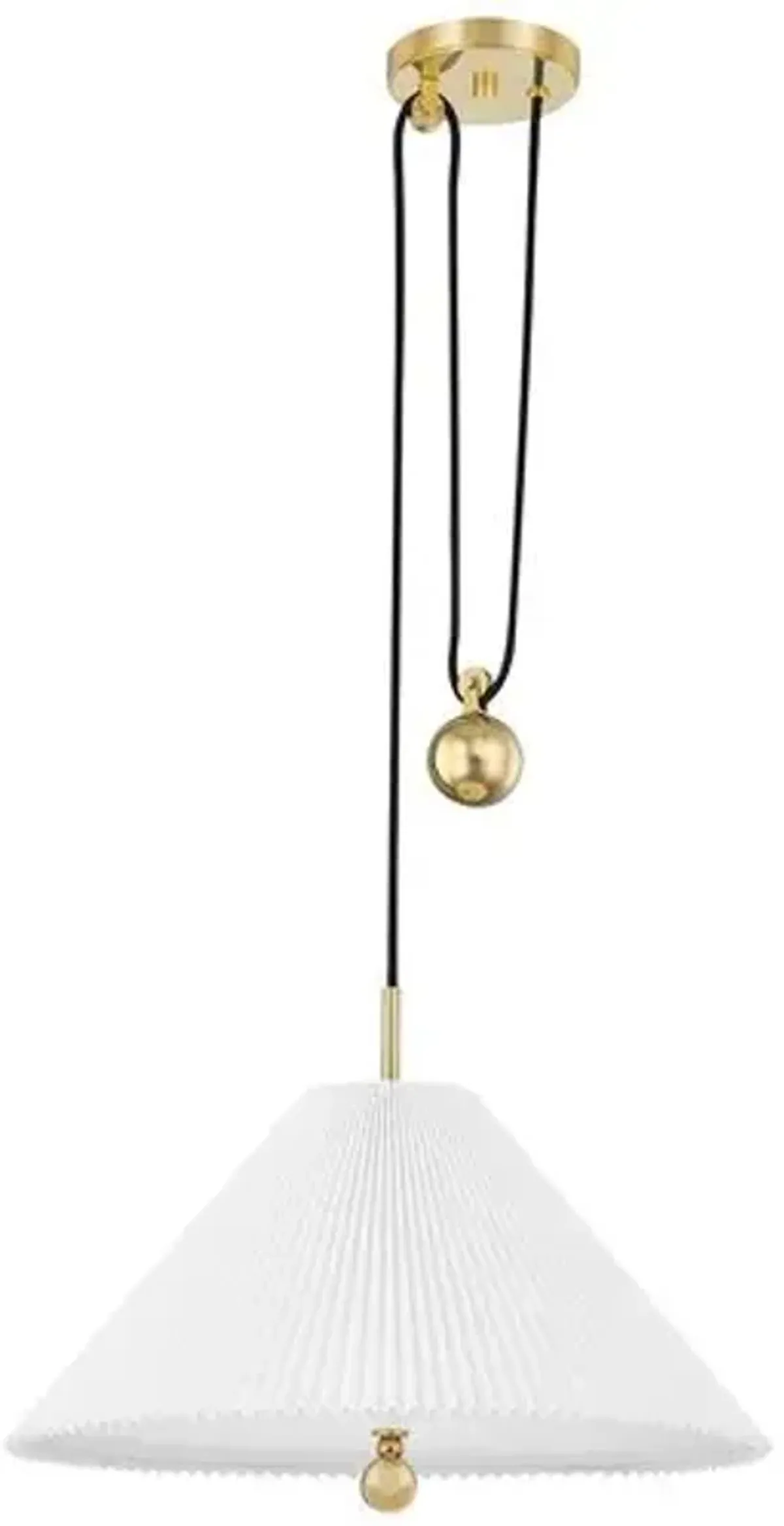 Dorset Pendant - Aged Brass - Gold