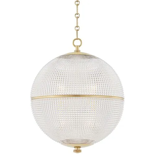 Sphere No. 3 Pendant - Gold