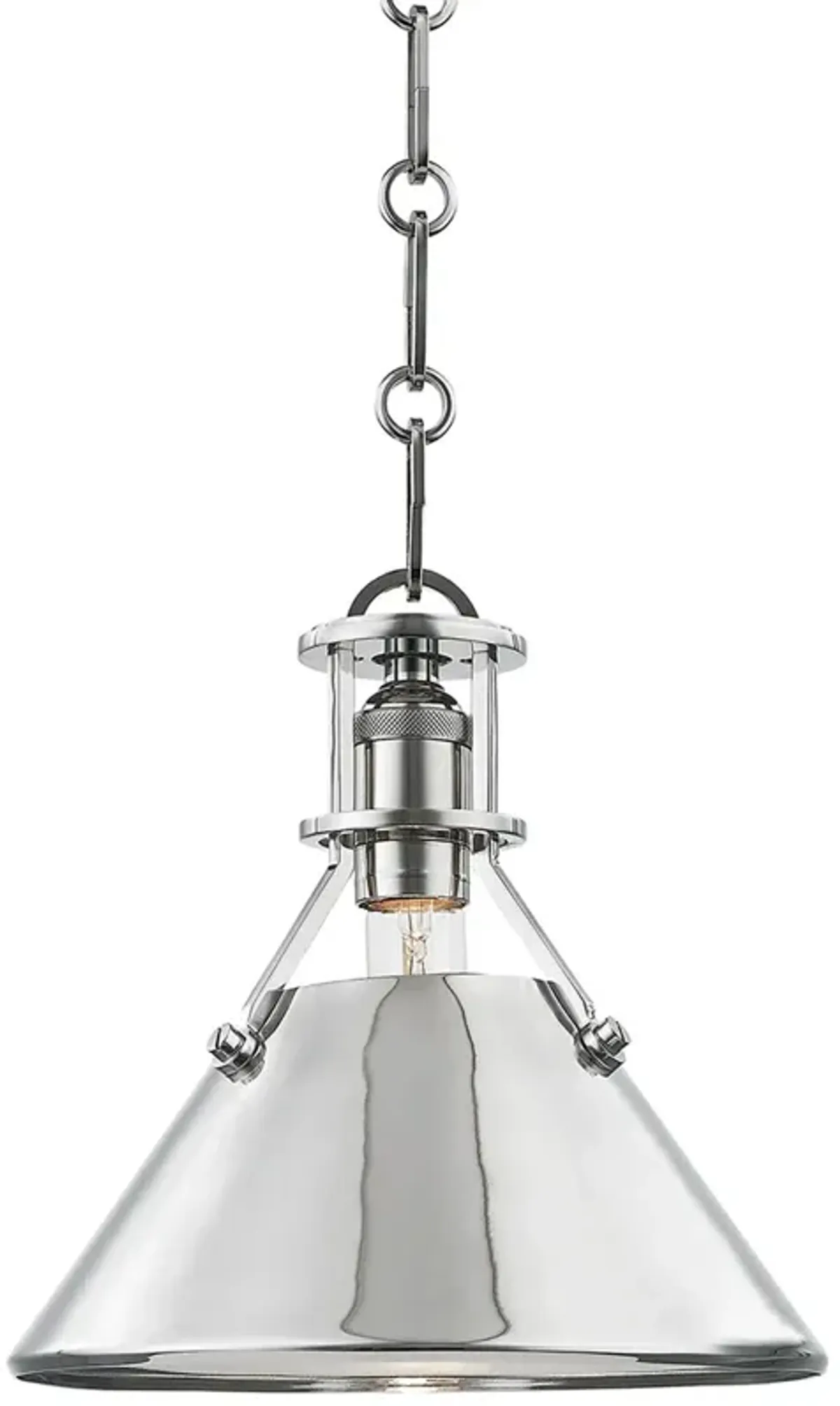 Metal No. 2 Pendant - Silver
