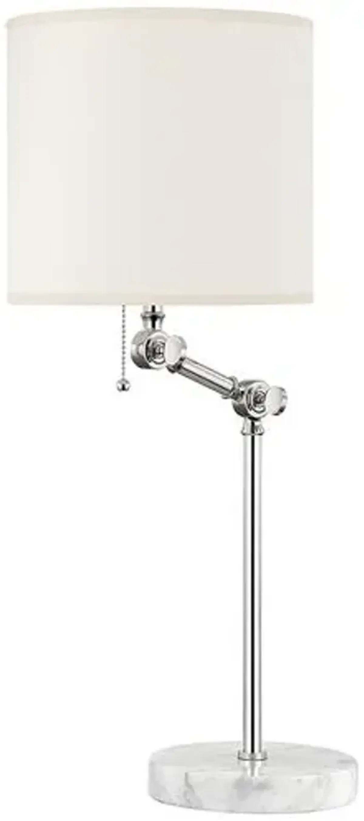 Essex Marble Table Lamp - Silver