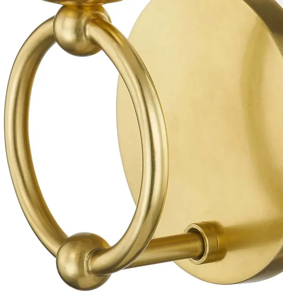 Haverford Wall Sconce - Aged Brass - Ariel Okin for Mitzi - Gold