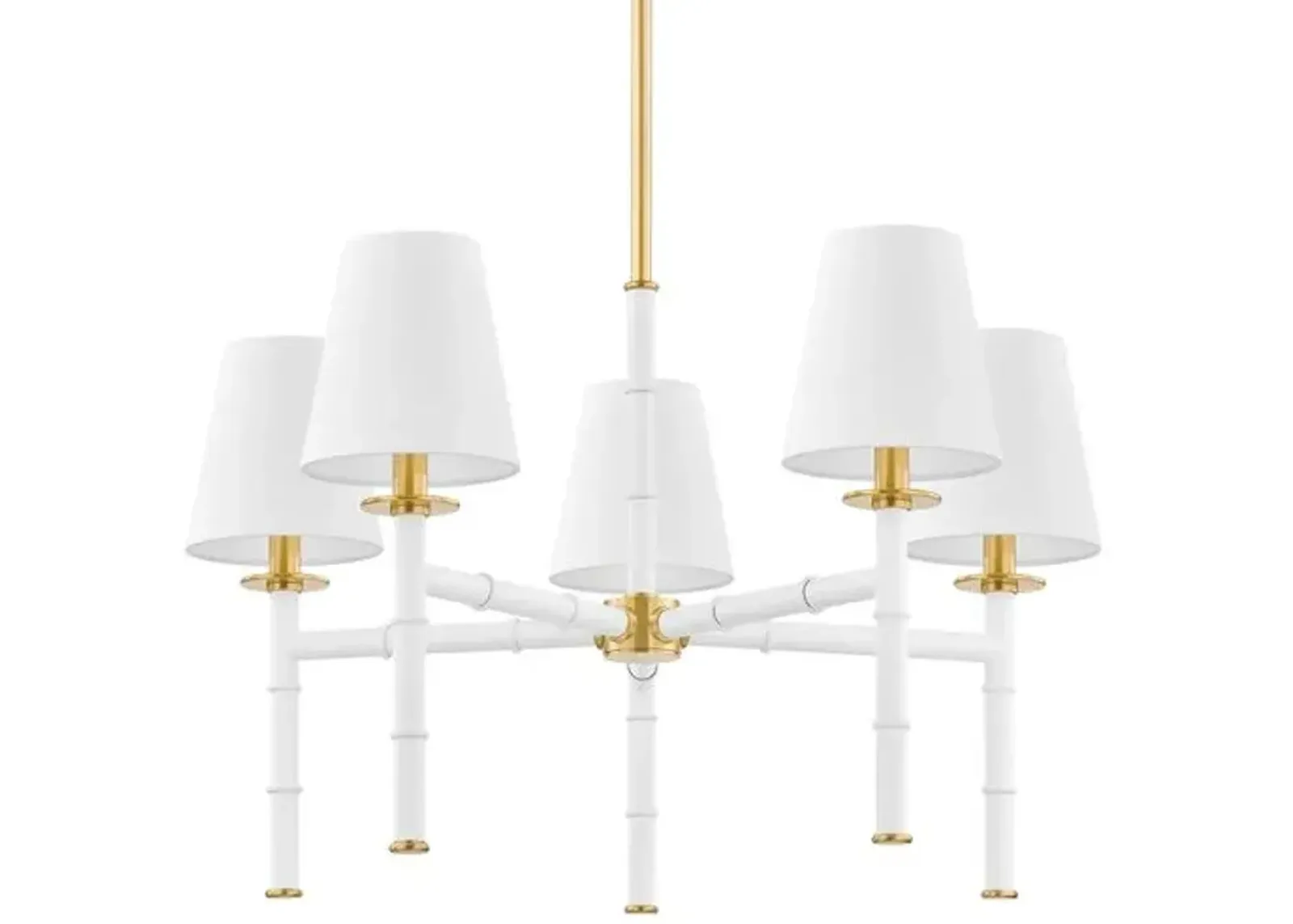 Banyan 5-Light Chandelier - Ariel Okin for Mitzi - White