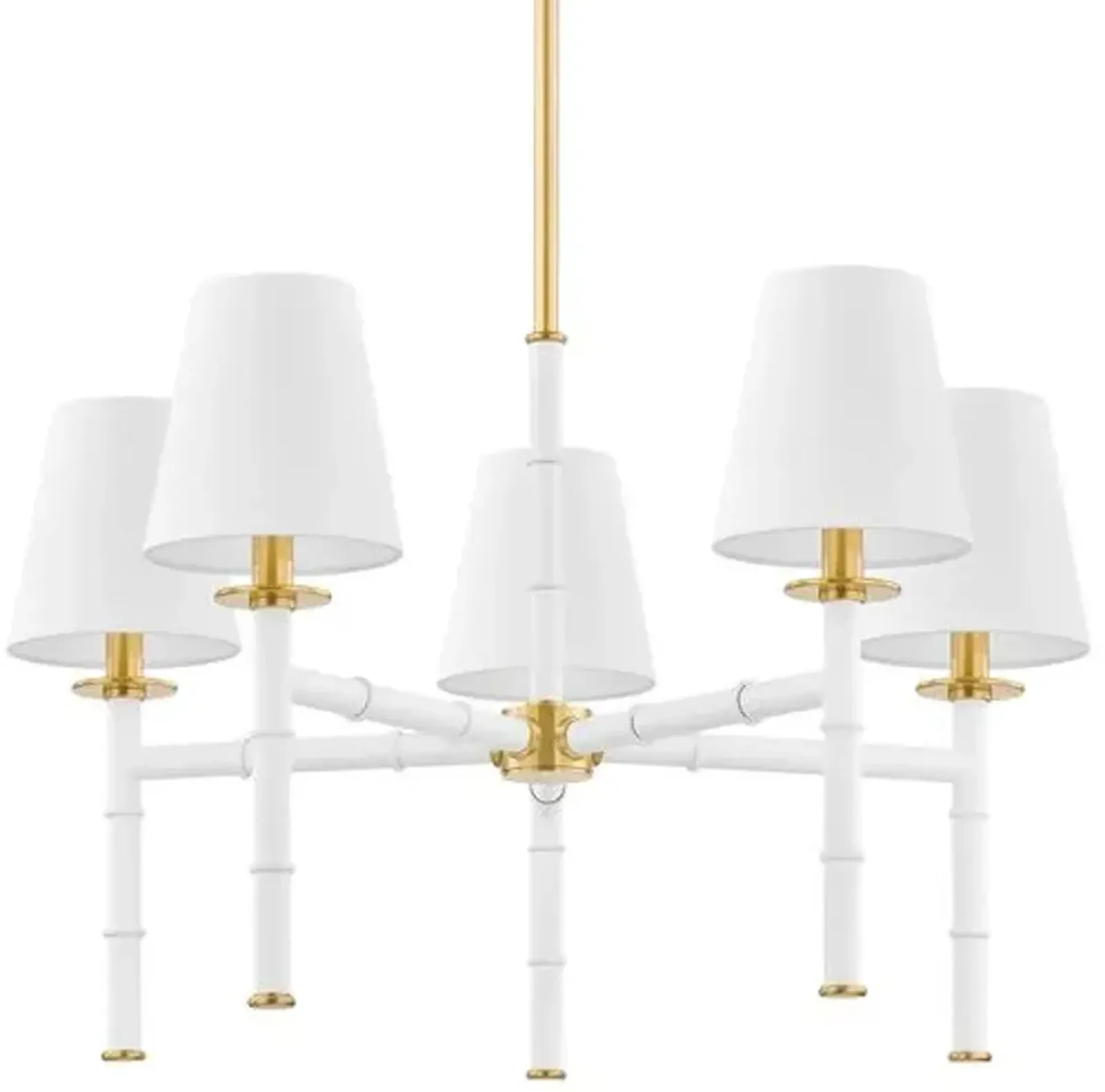 Banyan 5-Light Chandelier - Ariel Okin for Mitzi - White