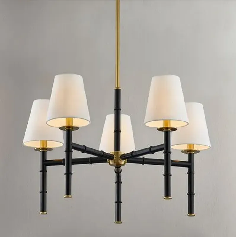 Banyan 5-Light Chandelier - Ariel Okin for Mitzi - Black