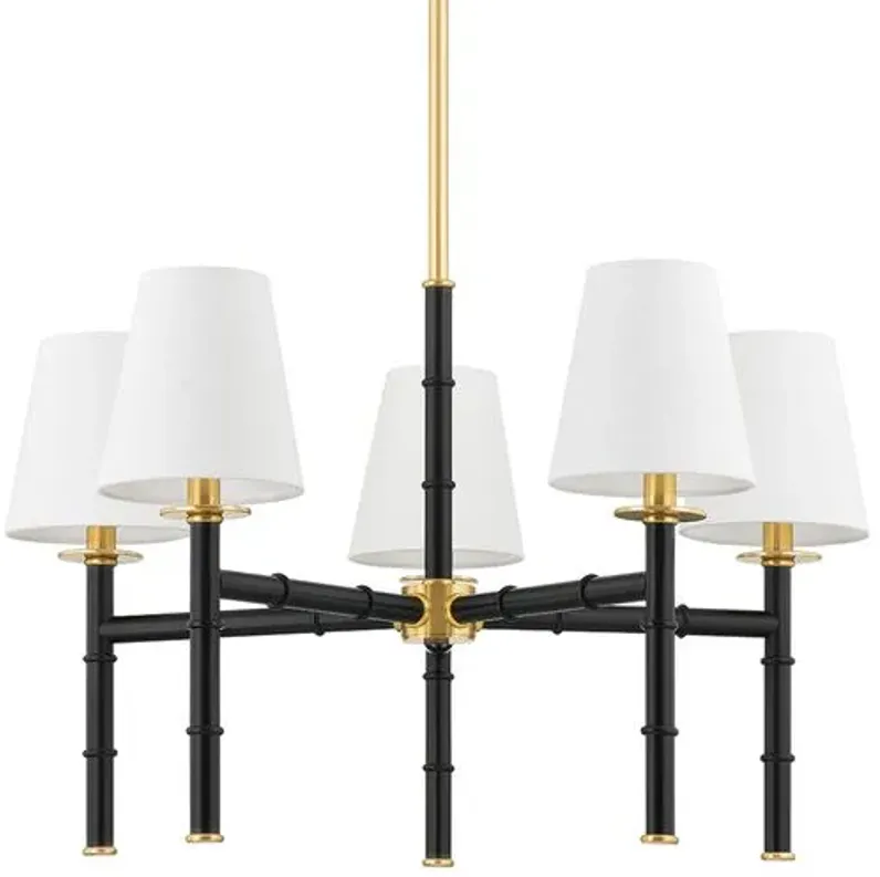 Banyan 5-Light Chandelier - Ariel Okin for Mitzi - Black