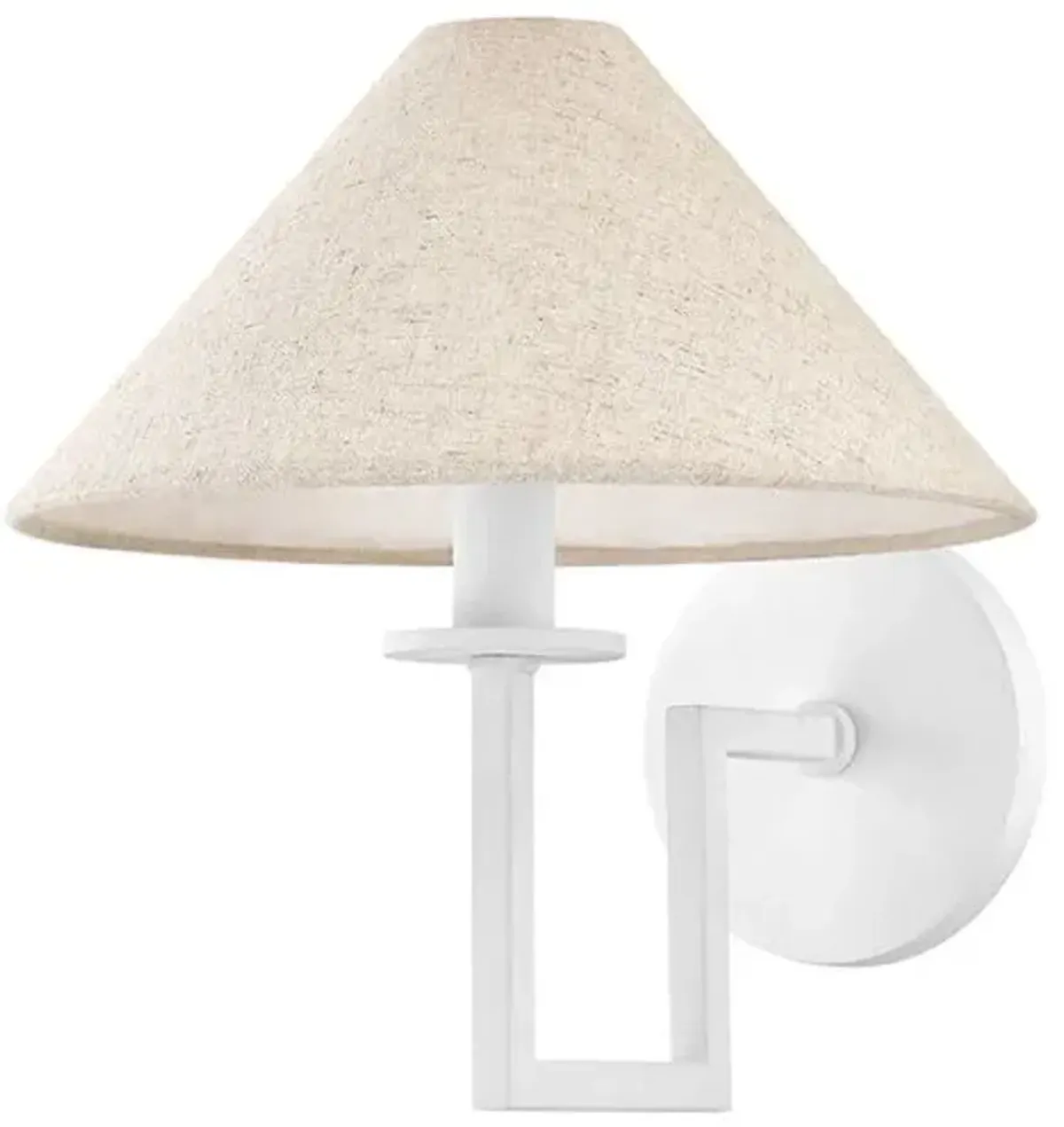 Gladwyne Wall Sconce - Textured White - Ariel Okin for Mitzi