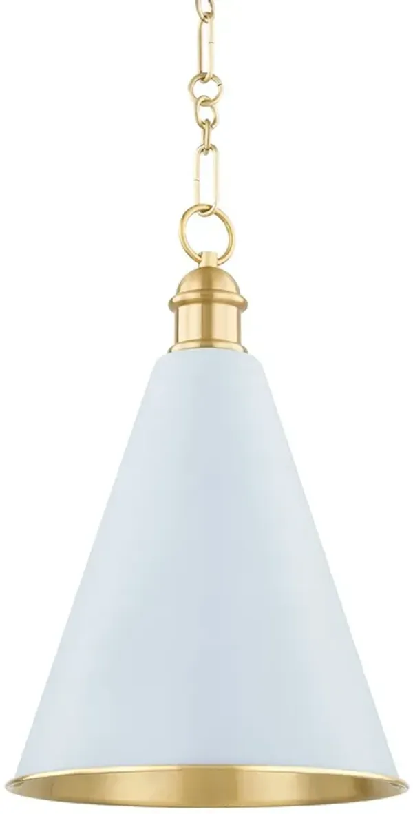 Fenimore Cone Pendant - Ariel Okin for Mitzi - Blue