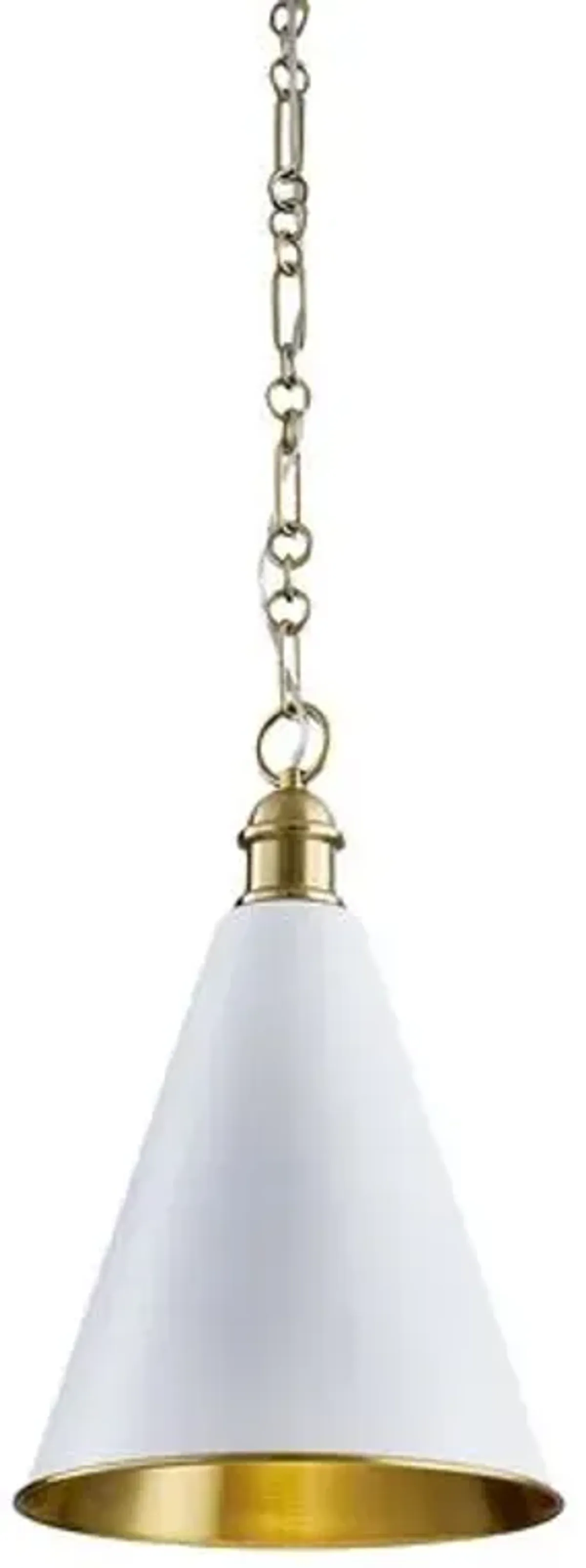 Fenimore Cone Pendant - Ariel Okin for Mitzi - White