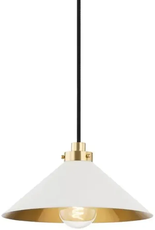 Clivedon Pendant - White