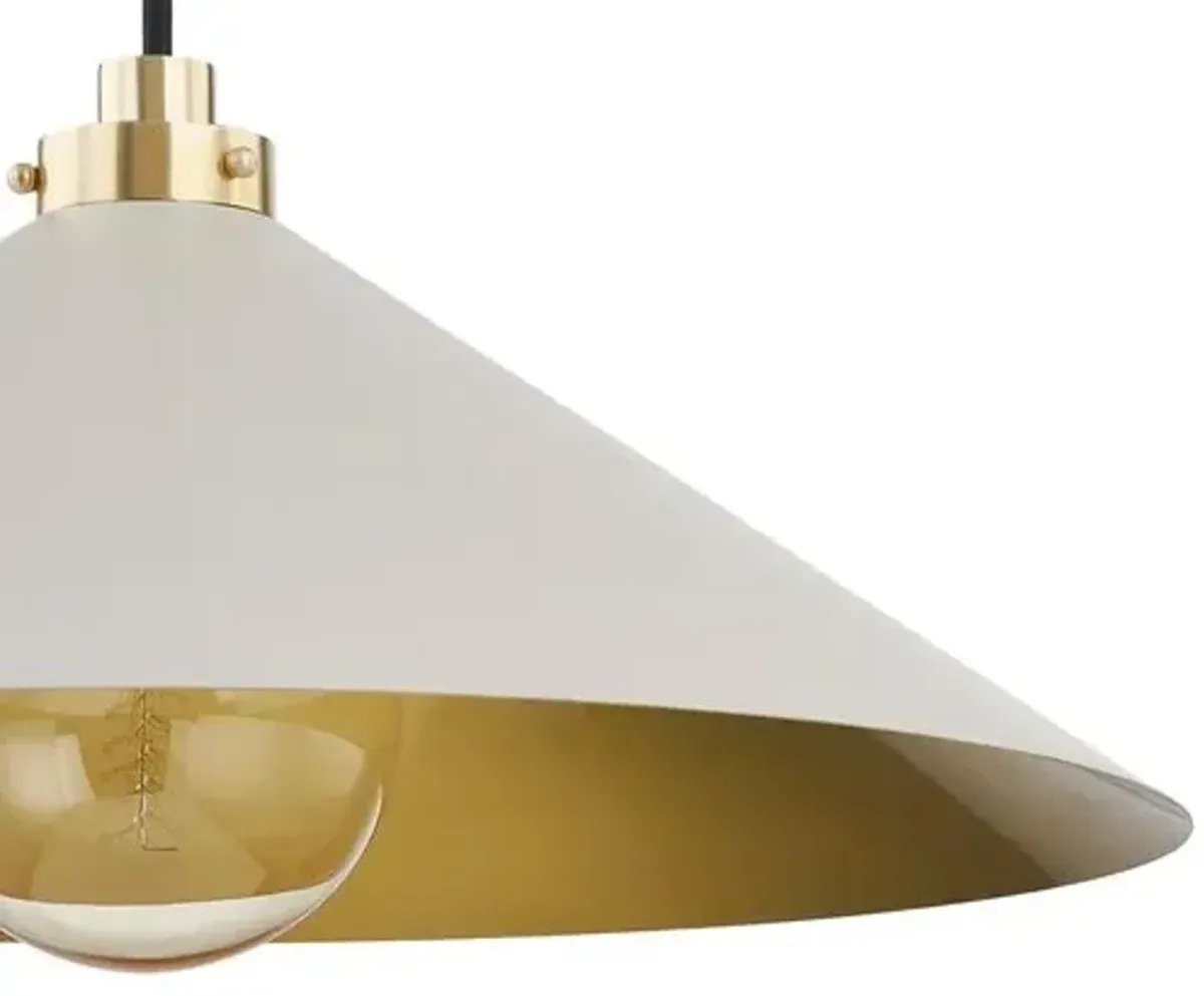 Clivedon Pendant - White