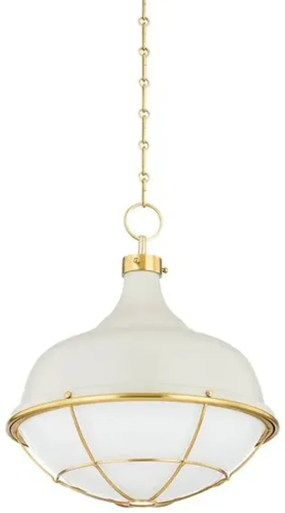 Holkham Pendant - White