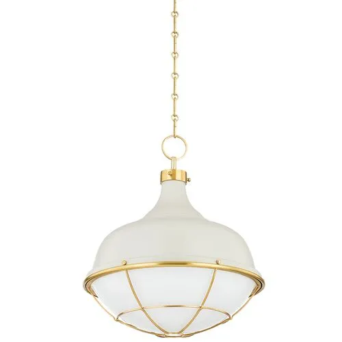 Holkham Pendant - White