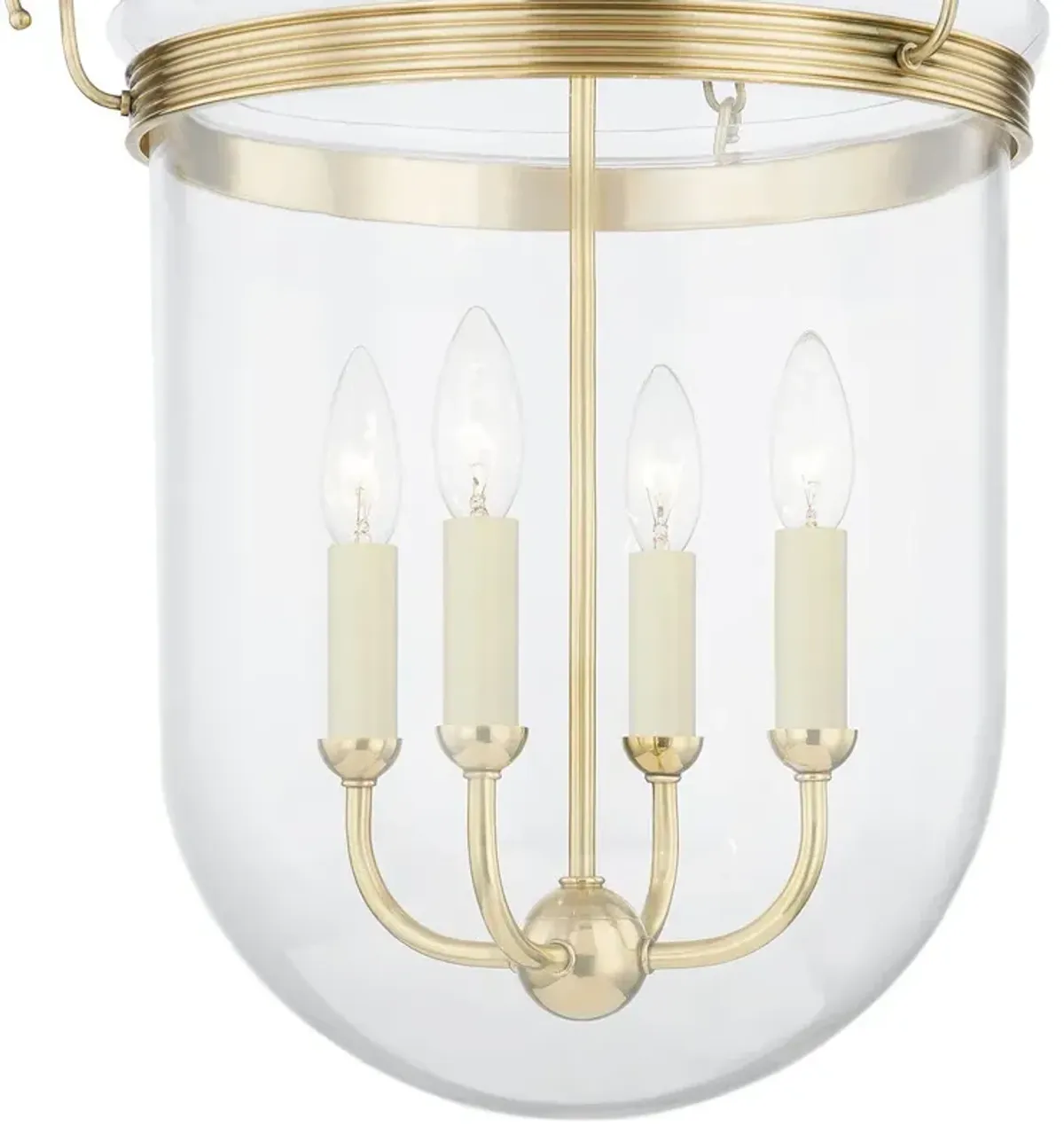 Rousham Lantern - Aged Brass - Gold