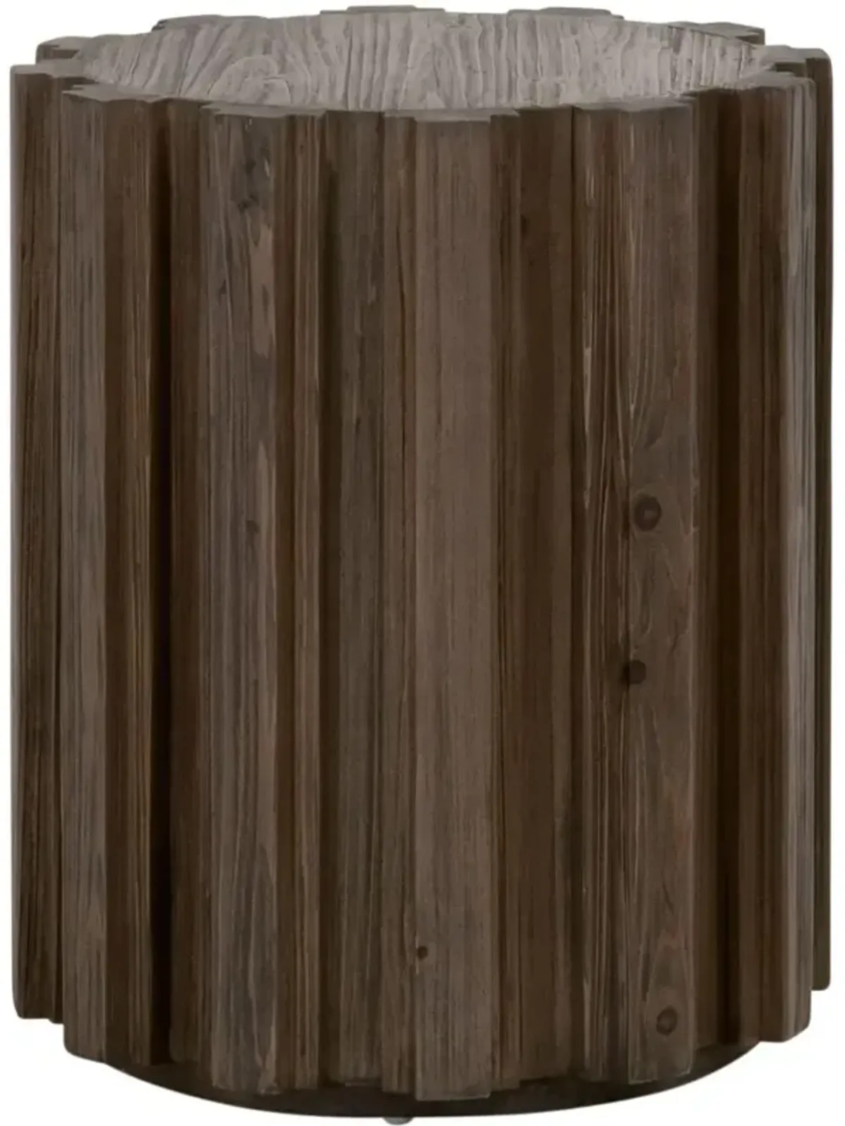 Jean Accent Table, Drift Brown Pine