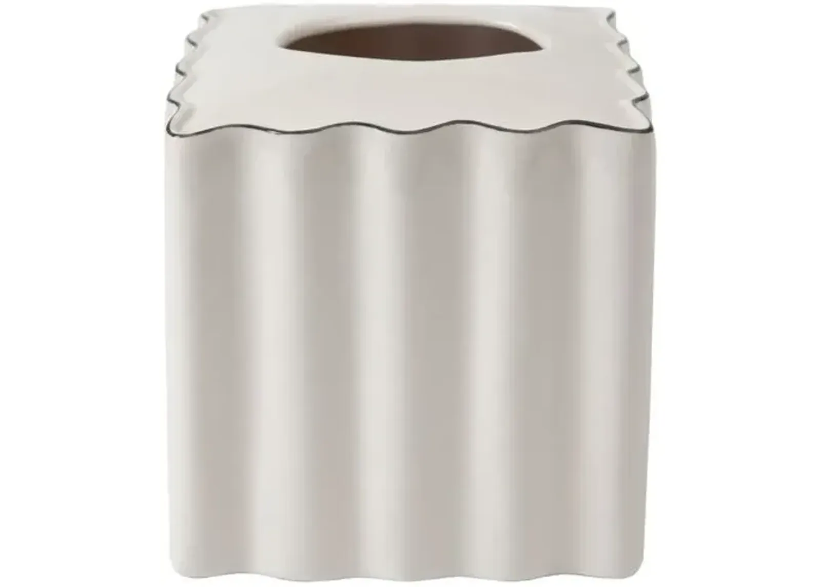 Le Marais Tissue Holder - Kassatex - White