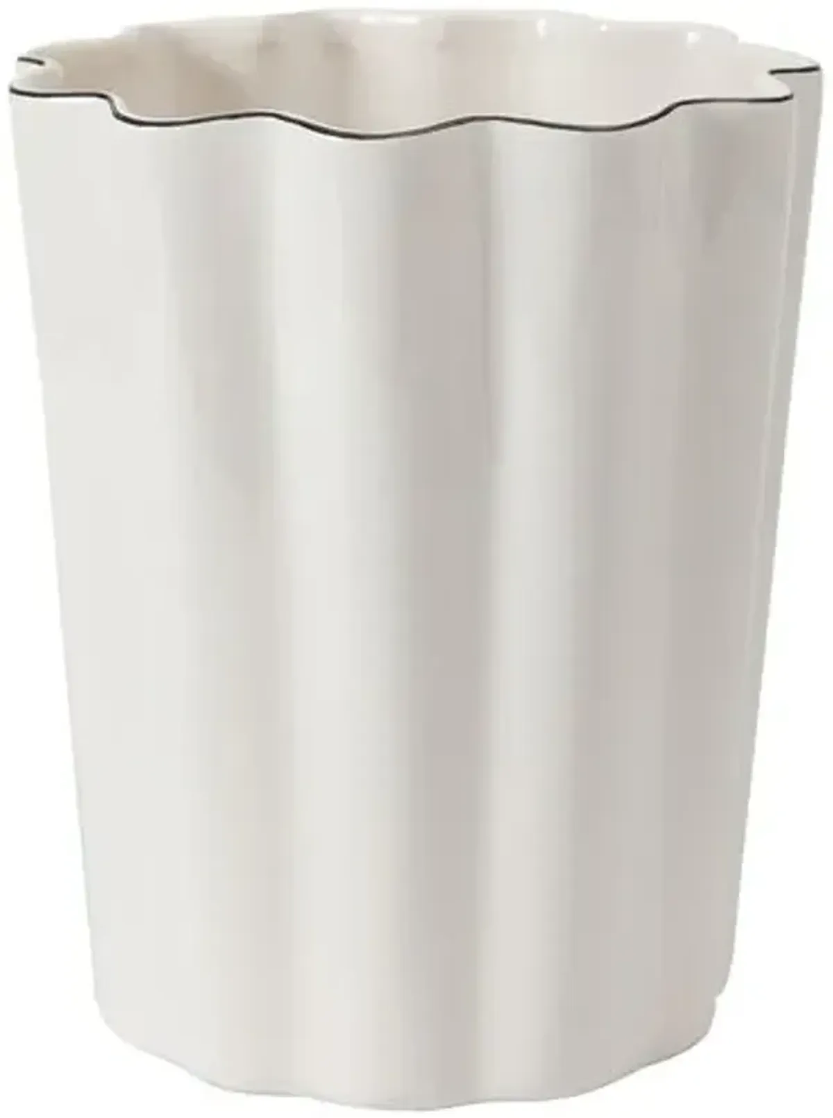 Le Marais Waste Basket - Kassatex - White