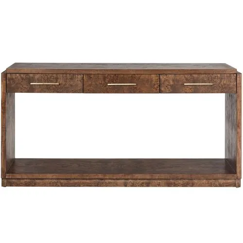 Jackson Burl Console Table - Tulsi Home - Brown