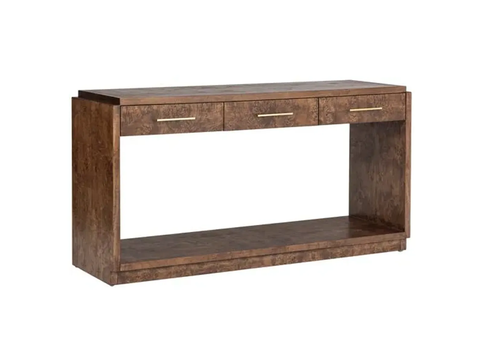 Jackson Burl Console Table - Tulsi Home - Brown