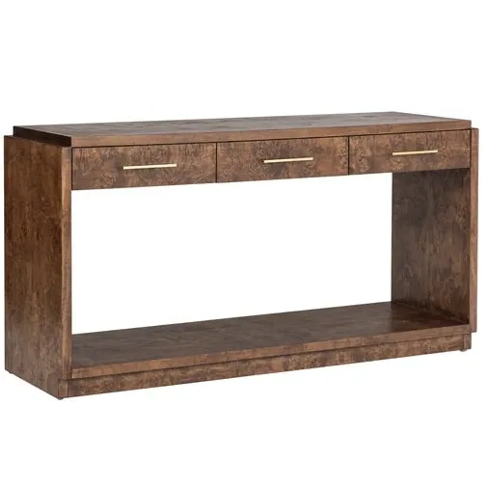 Jackson Burl Console Table - Tulsi Home - Brown