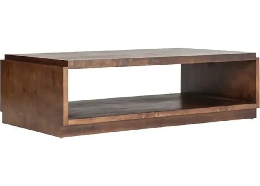 Jackson Burl Coffee Table - Tulsi Home - Brown