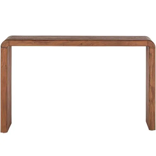 Griffin Waterfall Console Table - Tulsi Home - Brown