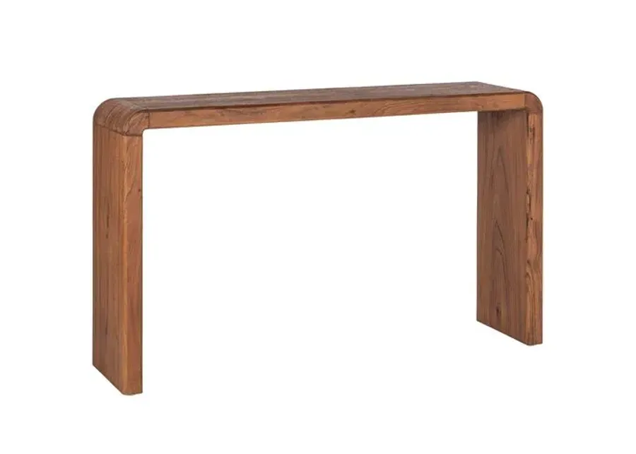 Griffin Waterfall Console Table - Tulsi Home - Brown