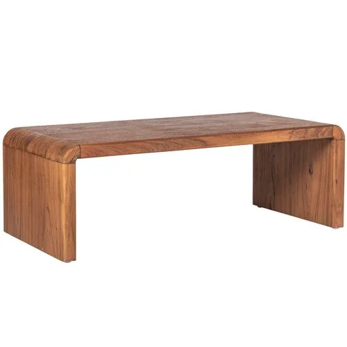 Griffin Waterfall Coffee Table - Tulsi Home - Brown