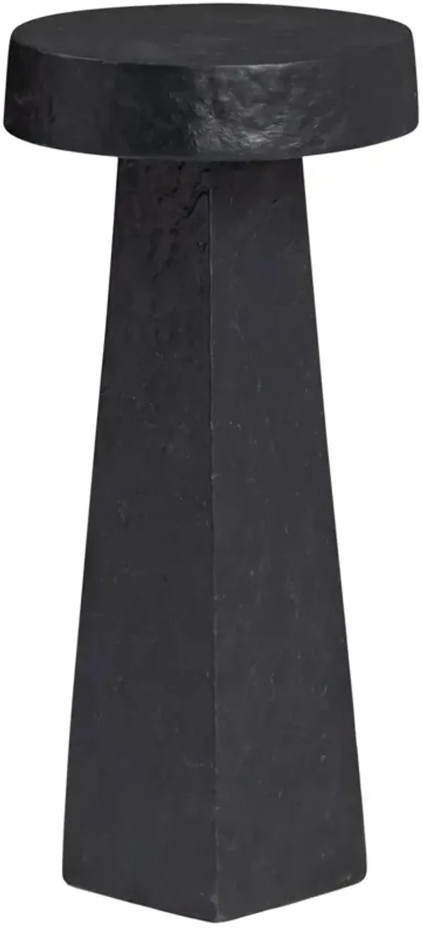 Jules Indoor/Outdoor Obelisk Drink Table - Tulsi Home - Black