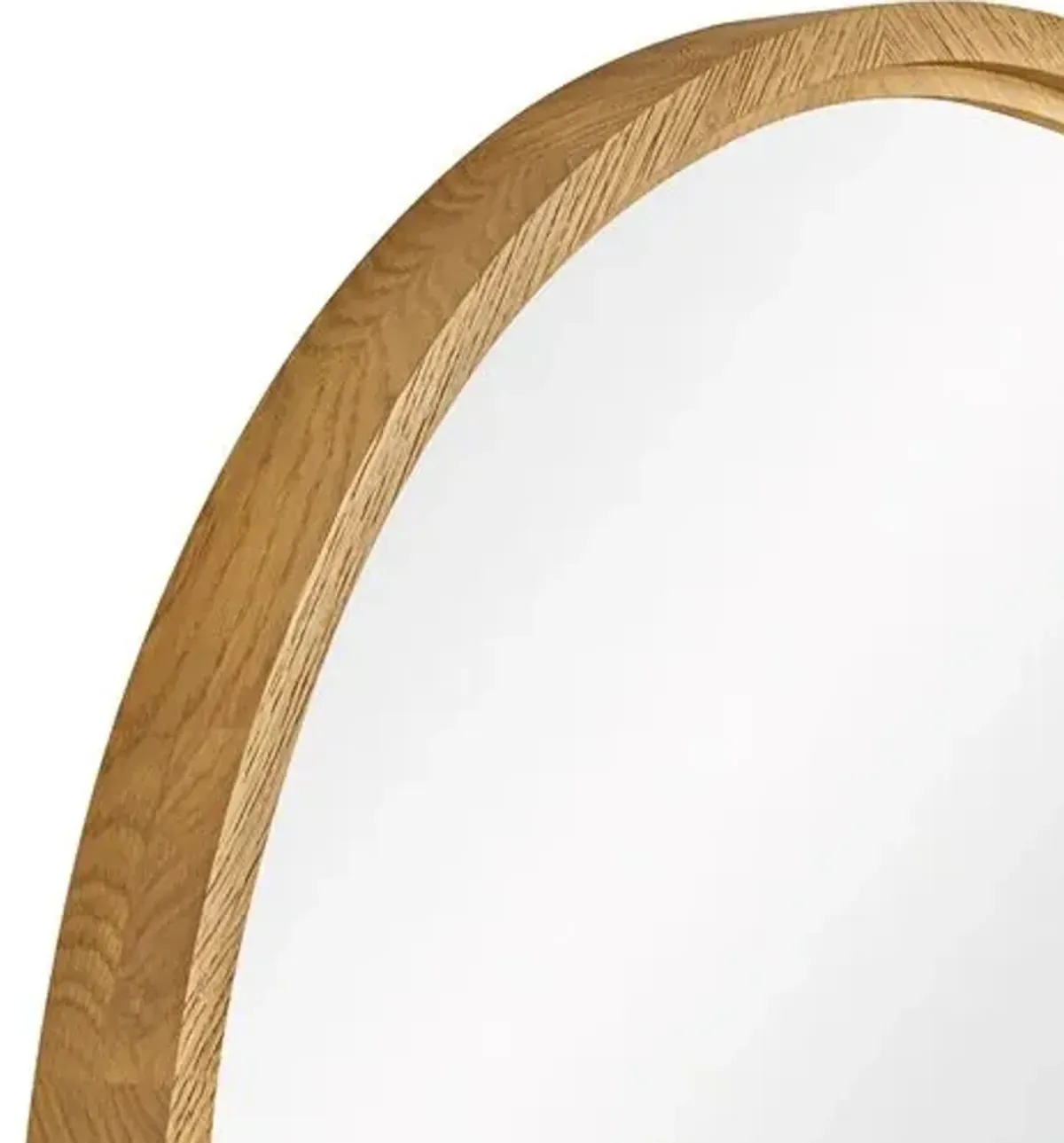 Kuba Oak Round Wall Mirror - Tulsi Home